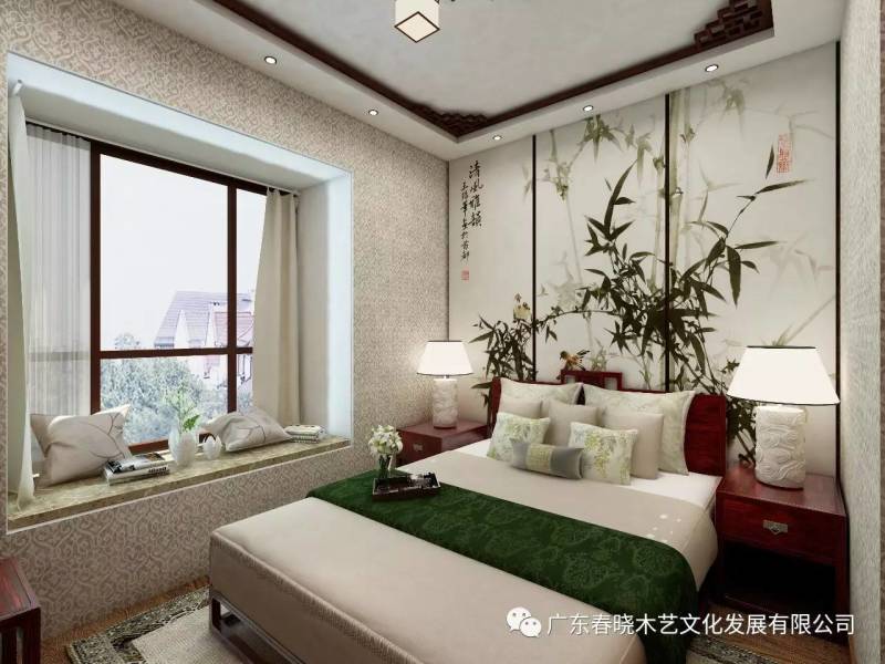 現(xiàn)代居室中的禪風(fēng)意境 ——萬科尚城凈面積88m2復(fù)式紅木家具全屋定制案例賞析(圖7)