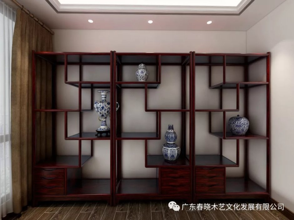 博古架，容納的是歷史，綻放的是歲月(圖1)