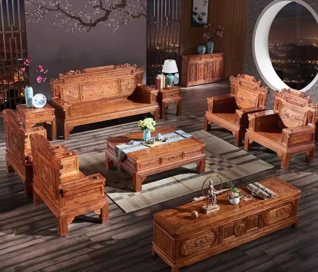 紅木家具市場(chǎng)常見的沙發(fā)款式及特點(diǎn)(圖5)