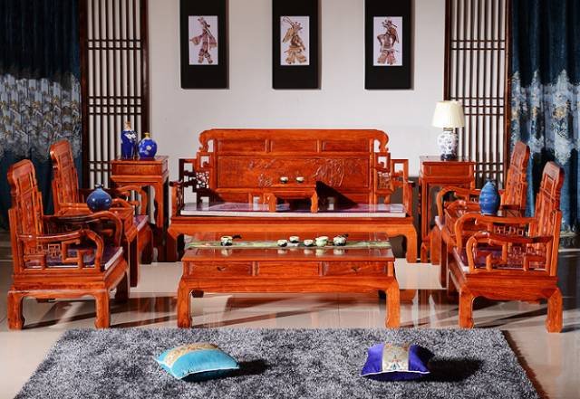 紅木家具市場(chǎng)常見的沙發(fā)款式及特點(diǎn)(圖11)